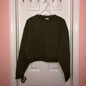 H&M Green Sweatshirt